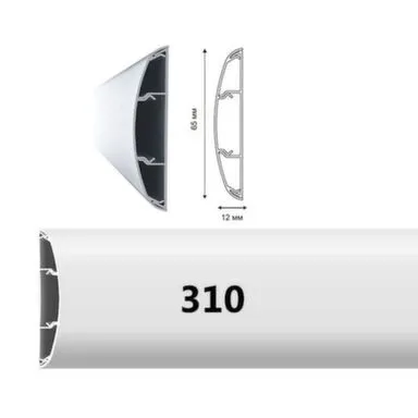Купить Наличник-бордюр 65x12x2200мм белый, Grace в интернет-магазине Akvilon.kz