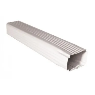 Купить Труба водосточная, 76x102x3000мм, белая, Металл Профиль в интернет-магазине Akvilon.kz