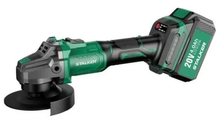 Купить Аккумуляторная угловая шлифмашина 125 мм, AG20-125 Li BL, Stalker в интернет-магазине Akvilon.kz