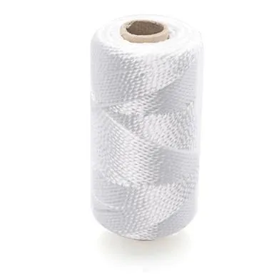 Купить Шнур полиамид крученый 2 мм, белый, 100 м, Стройбат в интернет-магазине Akvilon.kz