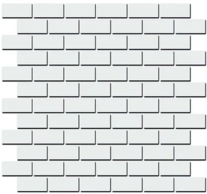 Купить Вставка Турнон мозаика белый матовый 32x30 см, Кerama Мarazzi в интернет-магазине Akvilon.kz