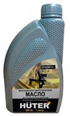 Купить Масло моторное 5W-30 синтетическое для четырёхтактных двигателей, 1л, Huter в интернет-магазине Akvilon.kz