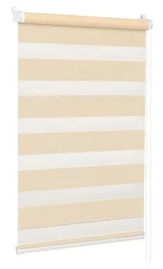 Купить Штора рулонная день-ночь МАСО 38(34)/160 бежевый, Delfa в интернет-магазине Akvilon.kz