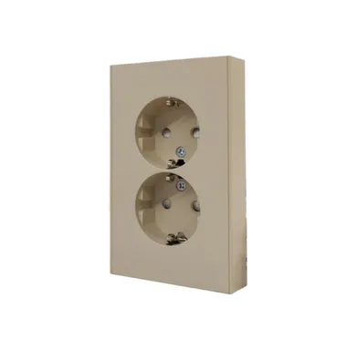 Розетка двойная Auroom серия Linea с/з Кашемир, soft touch, 250V-16A в интернет-магазине Akvilon.kz Розетка двойная Auroom серия Linea с/з Кашемир, soft touch, 250V-16A в интернет-магазине Akvilon.kz