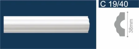 Купить Молдинг 38x2000мм, Solid в интернет-магазине Akvilon.kz
