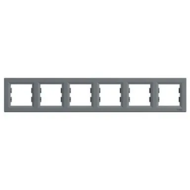 Купить Сталь рамка 6- местная Asfora в интернет-магазине Akvilon.kz