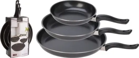 Купить Сковорода, набор из 3 штук: диаметр 20 см, 25 см, 30 см, Koopman в интернет-магазине Akvilon.kz