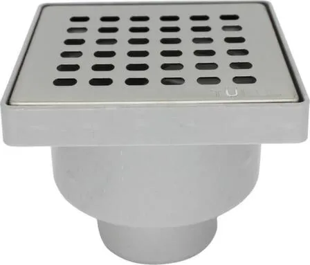 Купить Трап вертикальный с сухим затвором 100x100мм с выпуском d 50мм, Aquant в интернет-магазине Akvilon.kz