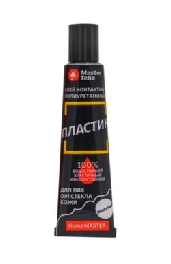 Купить Клей контактный полиуретановый, пластик, прозрачный, 40 мл, Masterteks в интернет-магазине Akvilon.kz