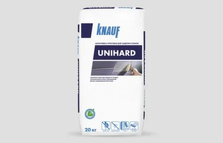 Шпаклевка гипсовая Унихард для заделки швов ГКЛ 20 кг, Knauf в интернет-магазине Akvilon.kz