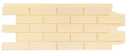 Купить Панель фасадная GL Стандарт Клинкерный кирпич 968x390 мм Бежевая в интернет-магазине Akvilon.kz