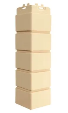 Купить Угол наружный GL Стандарт Клинкерный кирпич 390x120 мм Бежевый в интернет-магазине Akvilon.kz