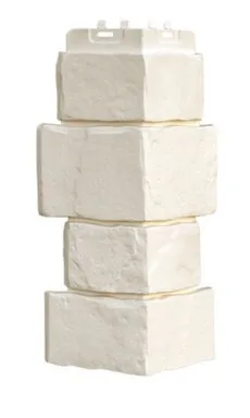 Купить Угол наружный Крупный камень 390x120 мм молочный в интернет-магазине Akvilon.kz