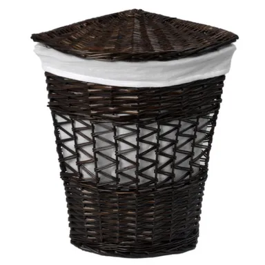 Купить Плетеная корзина для белья с крышкой Salm, WasserKraft в интернет-магазине Akvilon.kz