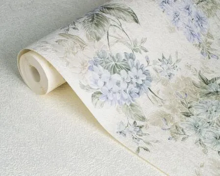 Купить Обои вспененные на бумажной основе Гортензия-06, мотив, 0,53x10,05 м, Саратовские обои в интернет-магазине Akvilon.kz