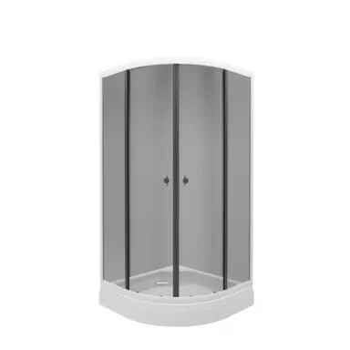 Купить Душевое ограждение Грэй А, низкий поддон, 900x900 мм, 3 места+сифон D90мм, Triton в интернет-магазине Akvilon.kz