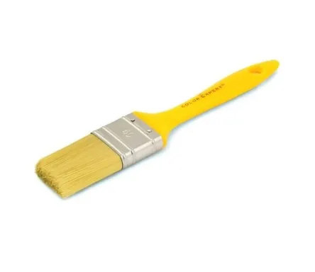 Купить Кисть флейцевая 40 мм, толщина 6 мм, пластмассовая рукоятка, нанесение лаков, Color Expert в интернет-магазине Akvilon.kz