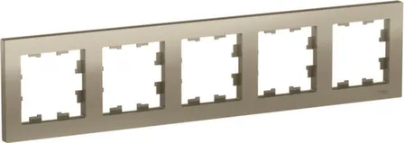 Купить Рамка 5-местная,серия AtlasDesign шампань в интернет-магазине Akvilon.kz