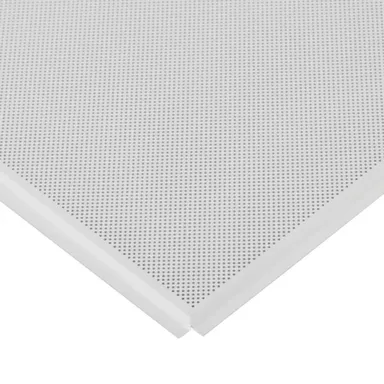 Купить Панель кассетная алюминиевая перфорированная 595x595мм, Tegular 90, белый в интернет-магазине Akvilon.kz