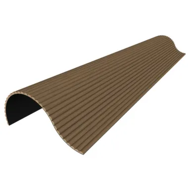 Купить Панель стеновая акустическая МДФ гибкая Орех, черный войлок, ПВХ 2700x510x13 мм, Vilonty в интернет-магазине Akvilon.kz