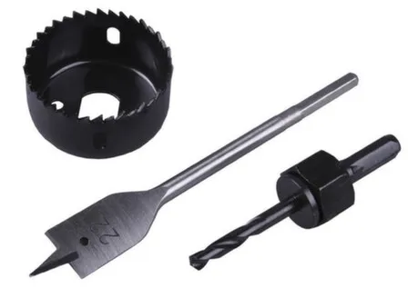 Купить Набор для врезки замков коронка d 48 мм сверло перьевое Ø 22 мм, Зубр в интернет-магазине Akvilon.kz