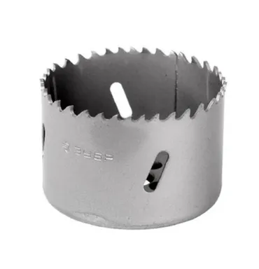 Купить Коронка биметаллическая с прогрессивным расположением зубьев быстрорежущая сталь для металла, древесины, ДСП, фанеры и пластика d 76 мм, Зубр в интернет-магазине Akvilon.kz