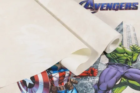 Купить Обои виниловые на флизелиновой основе Герои, база, светло-бежевый, 1,06x10 м, Артекс в интернет-магазине Akvilon.kz