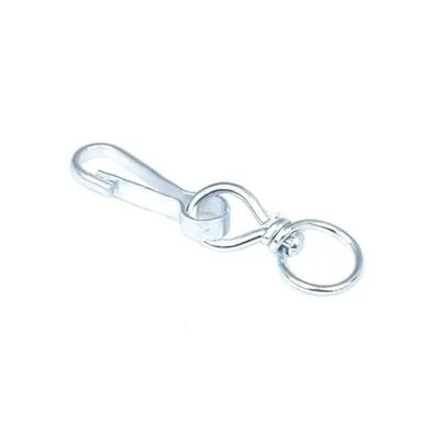 Купить Карабин с вертлюгом 30 мм, белый цинк, 3 шт, Стройбат в интернет-магазине Akvilon.kz