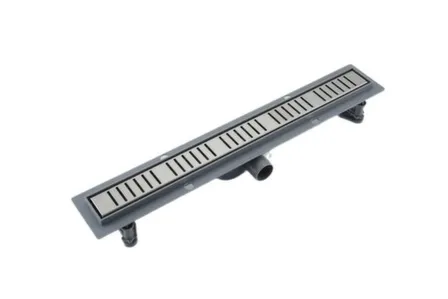 Купить Трап линейный с выпуском D40 мм, сатин, 500x70 мм, Gappo в интернет-магазине Akvilon.kz