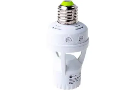 Купить Датчик движения, угол обзора 360 градусов, дальность 7м, Е27 60вт в интернет-магазине Akvilon.kz