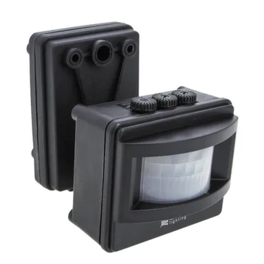 Купить Датчик движения, 1200Вт угол обзора 120 градусов до 12метров IP44 в интернет-магазине Akvilon.kz