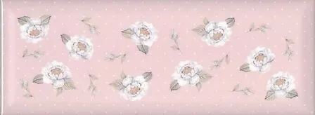 Купить Плитка керам Веджвуд Цветы розовый грань 15x40 Х в интернет-магазине Akvilon.kz