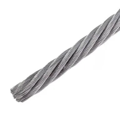 Купить Трос стальной DIN 3055, 4 мм, белый цинк, 10 м, Стройбат в интернет-магазине Akvilon.kz