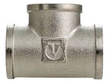 Купить Тройник латунный Valtec внутр-внутр-внутр резьба 1 в интернет-магазине Akvilon.kz