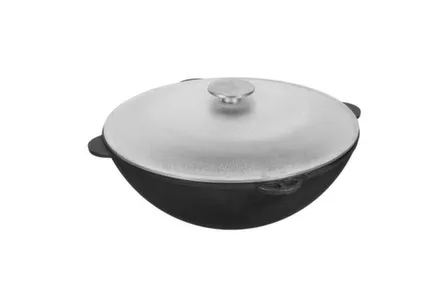 Купить Казан чугунный с крышкой, домашний, азиатская чаша, в чехле, 12 л, BOYSCOUT в интернет-магазине Akvilon.kz