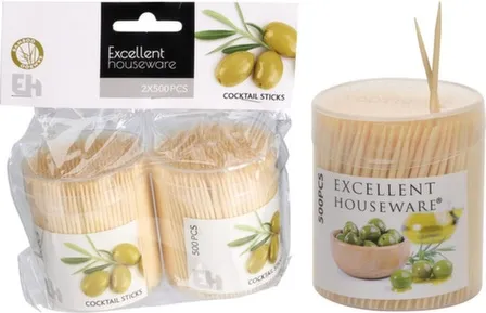 Купить Зубочистки, набор из 2 упаковок по 500 штук, Koopman в интернет-магазине Akvilon.kz