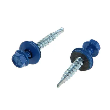 Купить Саморез кровельный 4,8x35 синий RAL 5005 в интернет-магазине Akvilon.kz