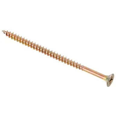 Купить Саморезы универсальные 4,5x80 (желтый цинк 5 шт), Стройбат в интернет-магазине Akvilon.kz