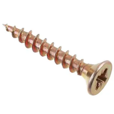 Купить Саморезы универсальные 4x30 (желтый цинк 200 шт), Стройбат в интернет-магазине Akvilon.kz