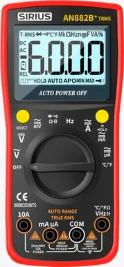 Купить Мультиметр цифровой AN882B+ Sirius в интернет-магазине Akvilon.kz
