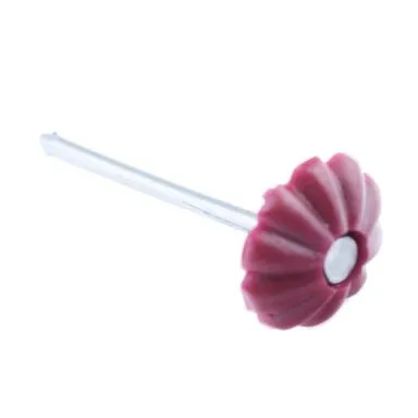 Купить Гвозди декоративные с пластмассовой головкой, бордо, 80 шт, Стройбат в интернет-магазине Akvilon.kz