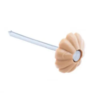 Купить Гвозди декоративные с пластмассовой головкой, светло-коричневый, 80 шт, Стройбат в интернет-магазине Akvilon.kz