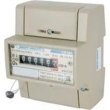 Купить Счетчик электроэнергии однофазный, механический, ЭНЕРГОМЕРА CE 101 R5 145 М6 1ф 5-60А 230В на дин-рейку в интернет-магазине Akvilon.kz