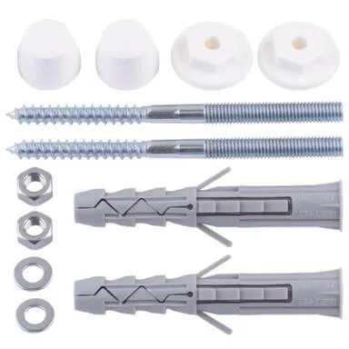 Купить Набор для крепления писсуара 12x120 мм, белый, 2 шт, Стройбат в интернет-магазине Akvilon.kz