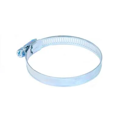 Купить Хомут червячный 3" (57-76мм), белый цинк, 1 шт, Стройбат в интернет-магазине Akvilon.kz