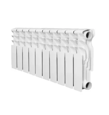 Купить Радиатор биметаллический Pro, 10 секций, белый, 350x80 мм, Teplon в интернет-магазине Akvilon.kz