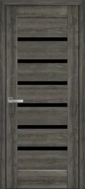 Купить Дверь межкомнатная Ностра Линнея остекленное Серый NEW 900 НОВЫЙ СТИЛЬ в интернет-магазине Akvilon.kz