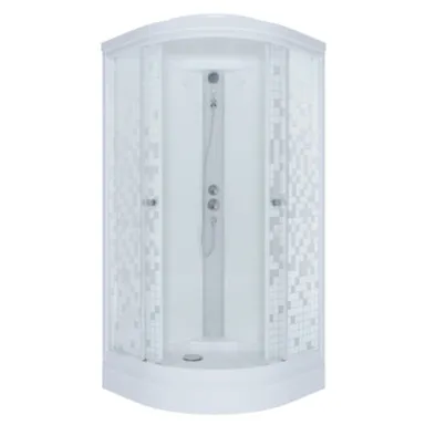 Купить Душевая кабина Мозайка, низкий поддон, 90x90 см, Triton в интернет-магазине Akvilon.kz