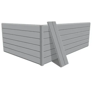 Купить Металлосайдинг Евробрус рифленый 0,45x6000x370 мм (2,22 м2) серый в интернет-магазине Akvilon.kz Купить Металлосайдинг Евробрус рифленый 0,45x6000x370 мм (2,22 м2) серый в интернет-магазине Akvilon.kz