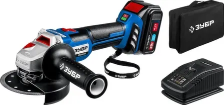 Купить Аккумуляторная угловая шлифмашина, 125 мм, Зубр в интернет-магазине Akvilon.kz